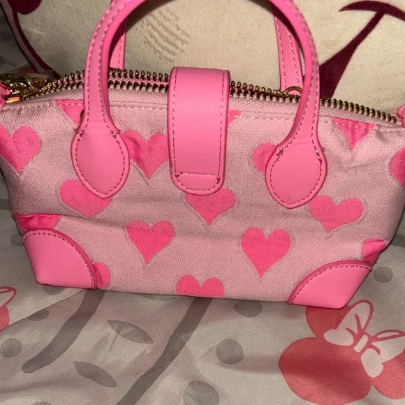 Stoney Clover Lane Pink Heart Mini Pouchette - Picture 2 of 8
